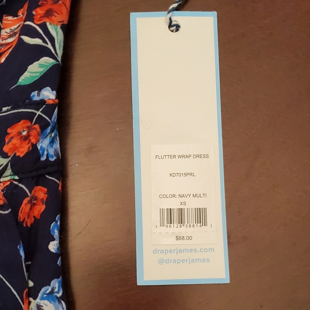 Draper James Flutter Wrap Dress Size Xs - image 4